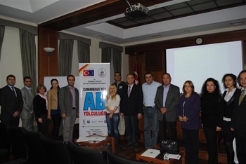 Çanakkale'nin AB Yolculuğu" Projesi Kapsamında Gerçekleştirilen Eğiticilerin Eğitimi Programı